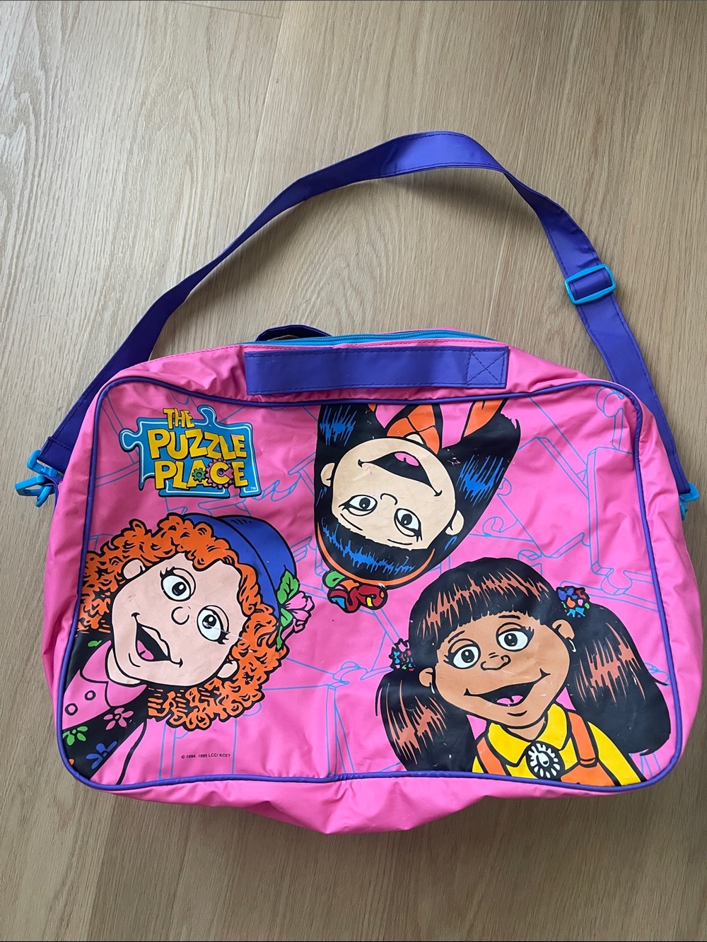 Vintage Rare kids The Puzzle Place bag